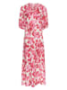 MOSS COPENHAGEN Kleid in Weiß/ Rot/ Rosa