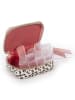 Tri-Coastal Design Pillenetui in Creme/ Schwarz - (B)9 x (H)3 x (T)5 cm