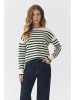 TATUUM Pullover in Creme/ Schwarz