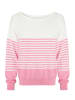 TATUUM Pullover "Penny" in Rosa/ Weiß