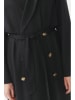 TATUUM Trenchcoat in Schwarz