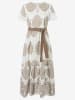 More & More Jurk wit/beige