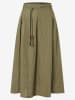 More & More Leinen-Rock in Khaki