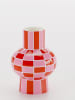 Potiron Paris Vase "Louvre" in Rosa/ Rot - (H)20 x Ø 15 cm