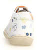 Naturino Leder-Lauflernschuhe "Cocoon" in Weiß/ Blau/ Orange