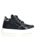 Naturino Leder-Sneakers "Hess" in Schwarz/ Rosa