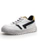 Naturino Leder-Sneakers "Ceonia" in Weiß/ Schwarz