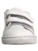 Naturino Leder-Sneakers "Pinn"  in Weiß/ Grün/ Rosa