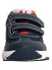 Naturino Leren sneakers "Jesko" donkerblauw/oranje