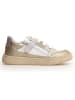 Naturino Leren sneakers goudkleurig/wit