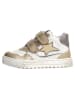 Naturino Leder-Sneakers in Weiß/ Gold