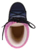Moon Boot Botki zimowe "Icon" w kolorze granatowo-jasnoróżowym