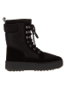 Moon Boot Leder-Boots "Ltrack Combat" in Schwarz