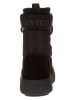 Moon Boot Leder-Boots "Ltrack Combat" in Schwarz