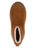 Moon Boot Leren boots "Luna Low" lichtbruin