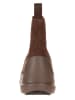 Moon Boot Skórzane botki "Luna Chelsea Suede" w kolorze jasnobrązowym