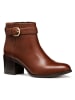 Geox Leder-Stiefeletten "New Asheel" in Hellbraun