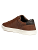 Geox Leder-Sneakers "Avola" in Braun