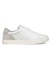 Geox Leder-Sneakers "Avola" in Weiß/ Grau