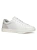Geox Leder-Sneakers "Avola" in Weiß/ Grau
