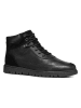 Geox Leder-Boots "Ghiacciaio" in Schwarz