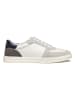 Geox Leder-Sneakers "Avola" in Weiß/ Grau