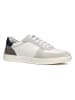 Geox Leder-Sneakers "Avola" in Weiß/ Grau