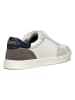 Geox Leder-Sneakers "Avola" in Weiß/ Grau