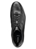 Geox Leder-Sneakers "Wells" in Schwarz