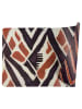 Villa d´Este 6-delige set: placemats "Malindi" zwart/rood - (L)45 x (B)30 cm