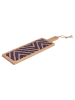 Villa d´Este Snijplank "Malindi" lichtbruin/zwart - (B)13 x (H)42 x (D)3 cm