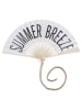 Villa d´Este Waaier "Summer Breeze" wit/zwart - (B)41,5 x (H)21,4 cm