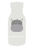 Villa d´Este Butelka termiczna "Hippo" w kolorze szaro-białym - 420 ml