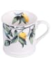 Villa d´Este 3-delige set: mokken "Limonami" wit/groen/geel - 430 ml