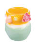 Villa d´Este Kaarshouder "Tuca Tuca" geel/mintgroen - (H)8,1 cm