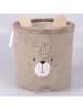 Villa d´Este Aufbewahrungskorb "Bear" in Hellbraun - (H)26 x Ø 26 cm