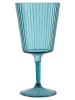 Villa d´Este 12-delige set: glazen "Unico" blauw/transparant/turquoise - 400 ml