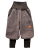 LiVi Woll-Streetjogger "Darkbeige" in Dunkelbraun