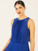 APART Plisseekleid in Blau