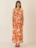 APART Jurk roze/geel