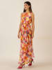 APART Kleid in Pink/ Bunt