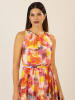 APART Kleid in Pink/ Bunt