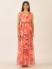 APART Kleid in Orange/ Rot