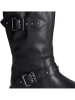 Liu Jo Leder-Boots in Schwarz