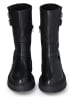 Liu Jo Leder-Boots in Schwarz
