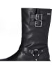 Liu Jo Leder-Boots in Schwarz