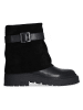 Liu Jo Leder-Boots in Schwarz