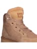 Liu Jo Leder-Winterboots in Hellbraun