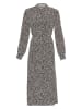 MOSS COPENHAGEN Kleid in Schwarz/ Weiß
