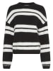 MOSS COPENHAGEN Pullover in Schwarz/ Weiß